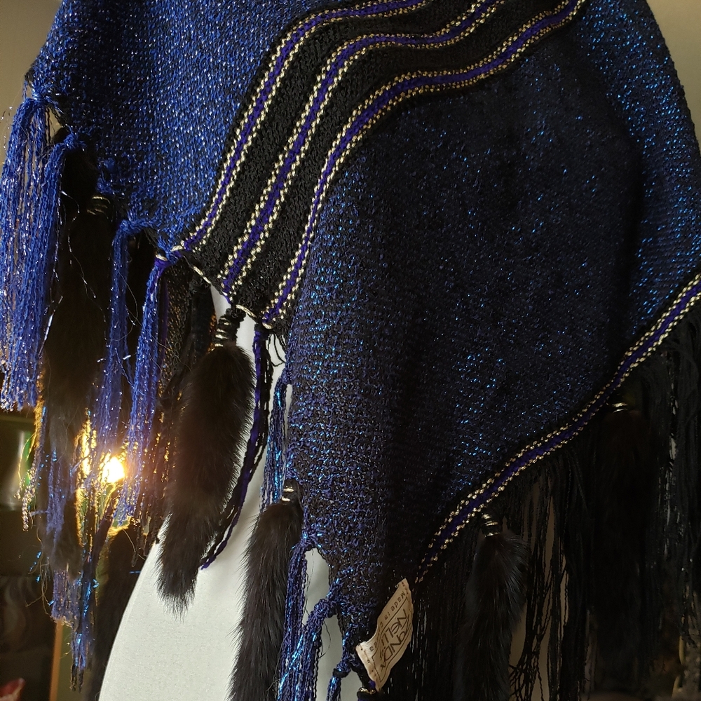 VINTAGE Zonda Nellis shawl - Picture 5 of 6